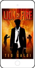 Lion on Fire by Ted Galdi